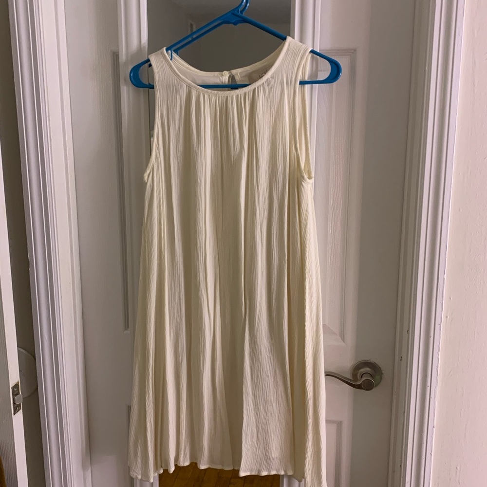 Flowy Off-White LOFT Dress